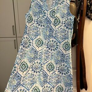 Blue and Green Dress NWT size small